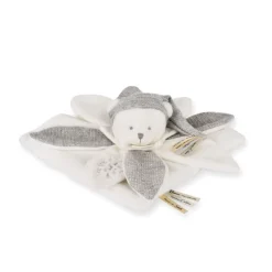 Doudou plat Ours collector argenté anniversaire 25 ans