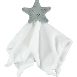 Doudou plat étoile en velours