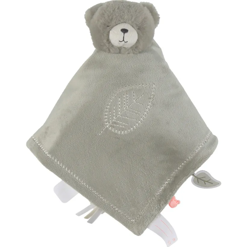 Doudou réversible Jour/Nuit Ours Orso Ecru