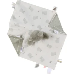 Doudou réversible Jour/Nuit Ours Orso Ecru