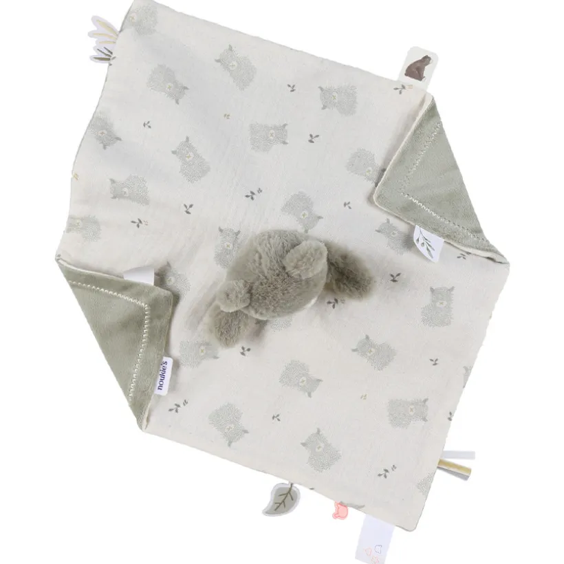 Doudou réversible Jour/Nuit Ours Orso Ecru