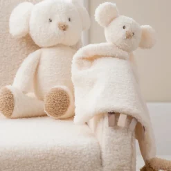 Doudou souris Teddy - Maxi - 28 cm