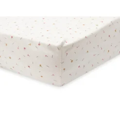 Drap housse jersey berceau 50x90cm Pretty Picnic Flower Drops