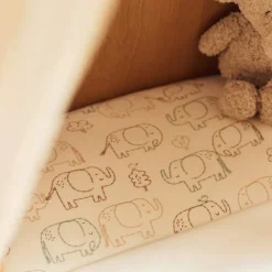 Drap-housse jersey - 70x140 cm - Elephant Tales
