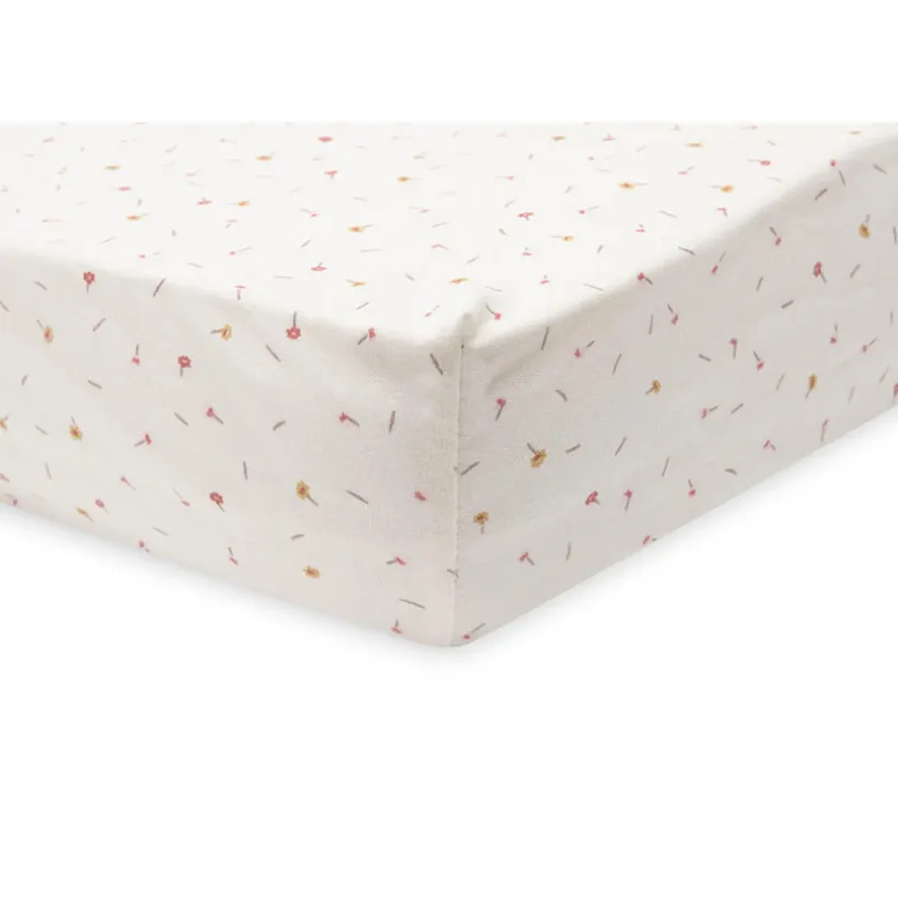 Drap housse lit 60x120 jersey Pretty Picnic Flower Drops
