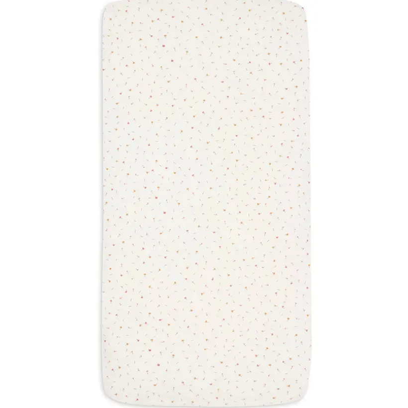 Drap housse lit 60x120 jersey Pretty Picnic Flower Drops