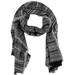 Echarpe à motif esprit ethnique en jacquard