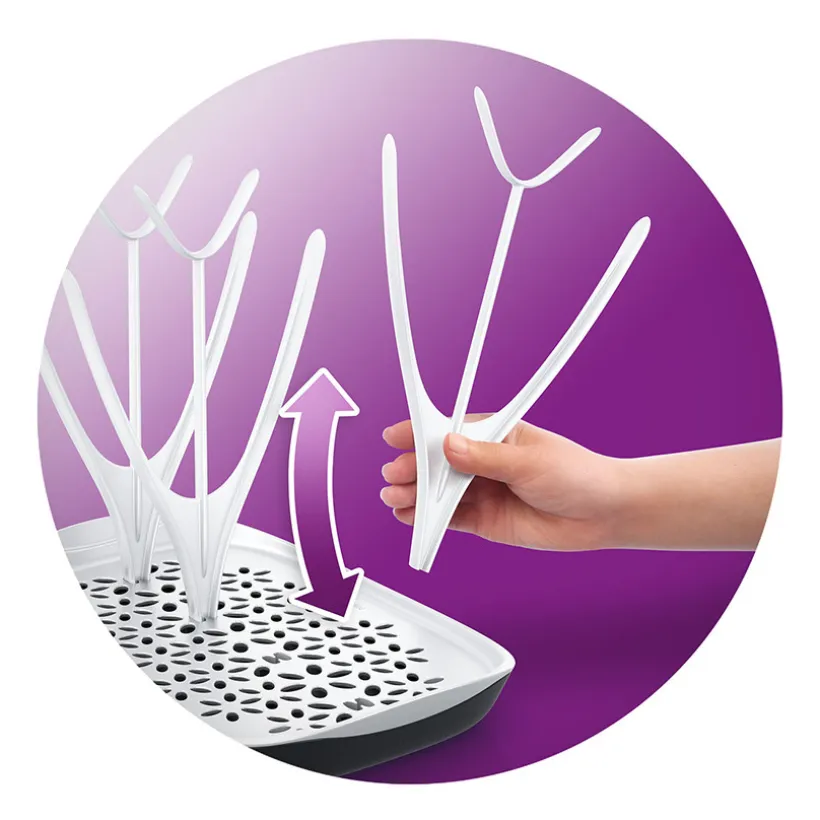 Egouttoir pour biberons - Blanc