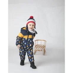Ensemble bonnet et snood en tricot doublés sherpa
