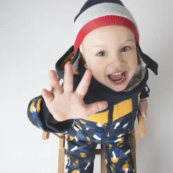 Ensemble bonnet et snood en tricot doublés sherpa