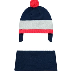 Ensemble bonnet et snood en tricot doublés sherpa