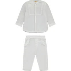 Ensemble de cérémonie 2 pièces avec plastron pour bébé garçon