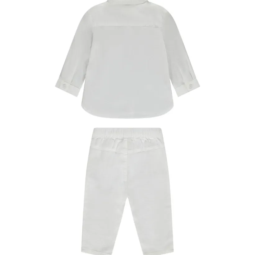 Ensemble de cérémonie 2 pièces avec plastron pour bébé garçon