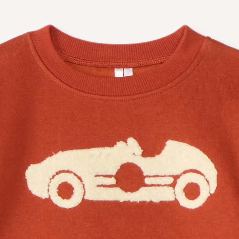 Ensemble de jogging bébé garçon broderie bouclette voiture