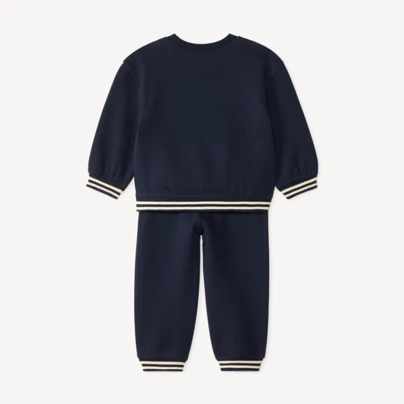 Ensemble de jogging bébé garçon broderie bouclette voiture