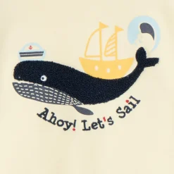 Ensemble de jogging en molleton motif baleine pour bébé garçon