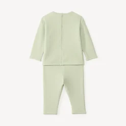 Ensemble de jogging en nid d'abeille print ourson pour bébé garçon