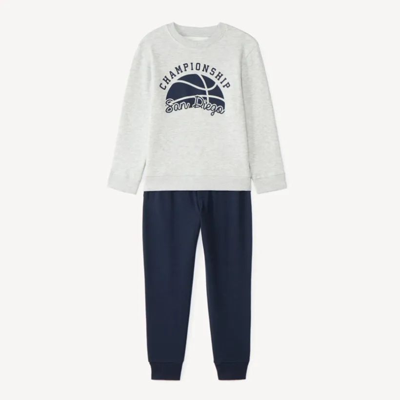 Ensemble de jogging garçon en molleton print fantaisie