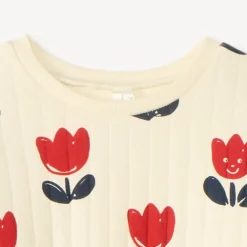 Ensemble de jogging motif tulipe pour bébé fille