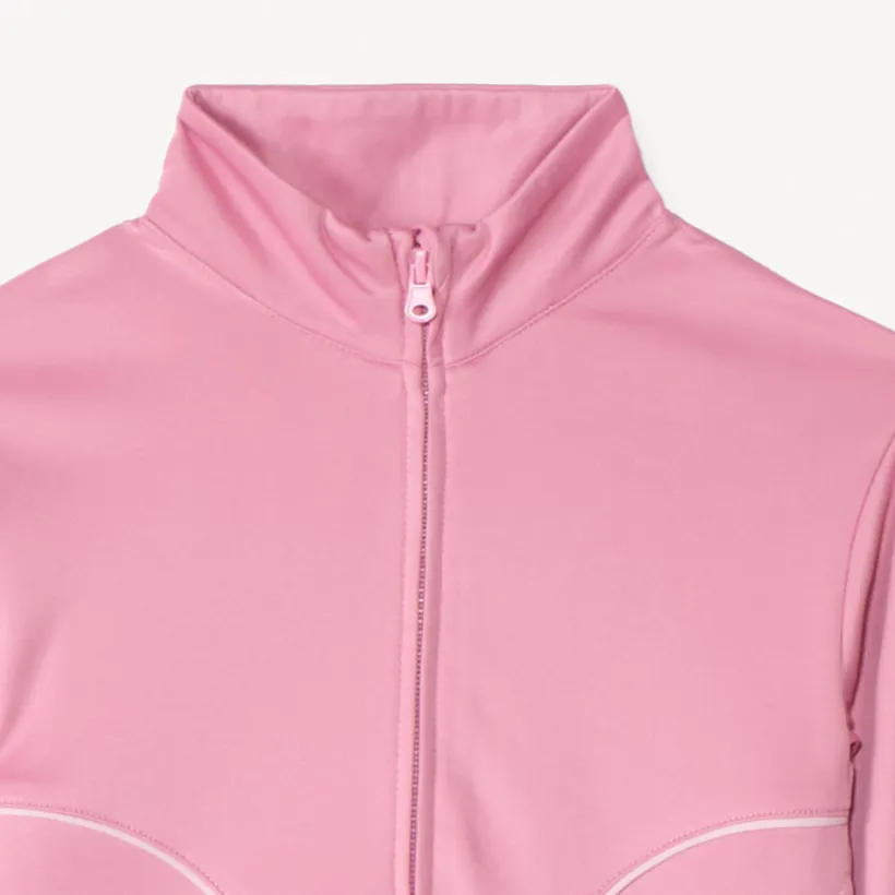 Ensemble jogging en interlock uni pour fille