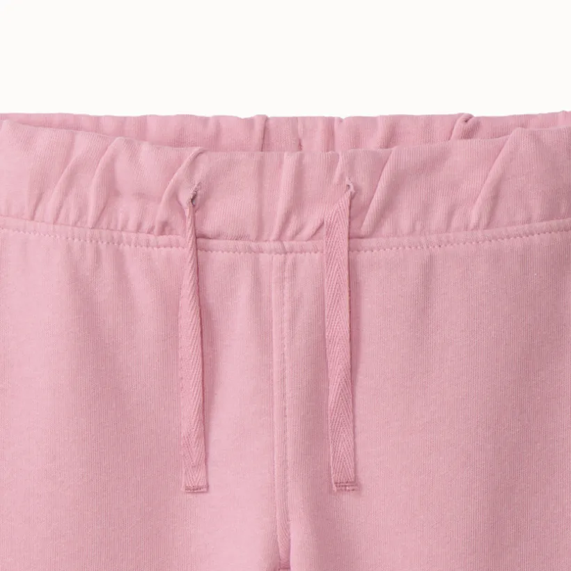 Ensemble jogging en molleton uni print fleur pour fille