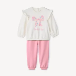 Ensemble jogging en scuba pour bébé fille