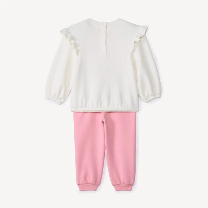 Ensemble jogging en scuba pour bébé fille