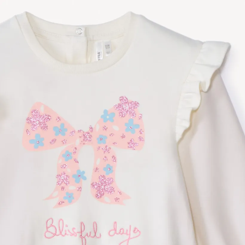 Ensemble jogging en scuba pour bébé fille