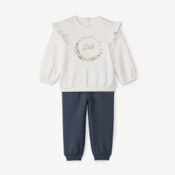 Ensemble jogging en scuba pour bébé fille