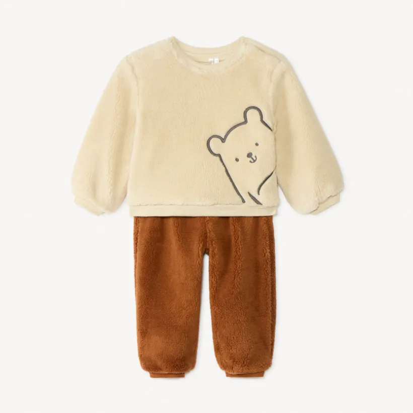 Ensemble jogging en sherpa pour bébé garçon