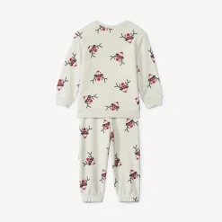 Ensemble jogging imprimé rennes de Noël pour bébé garçon