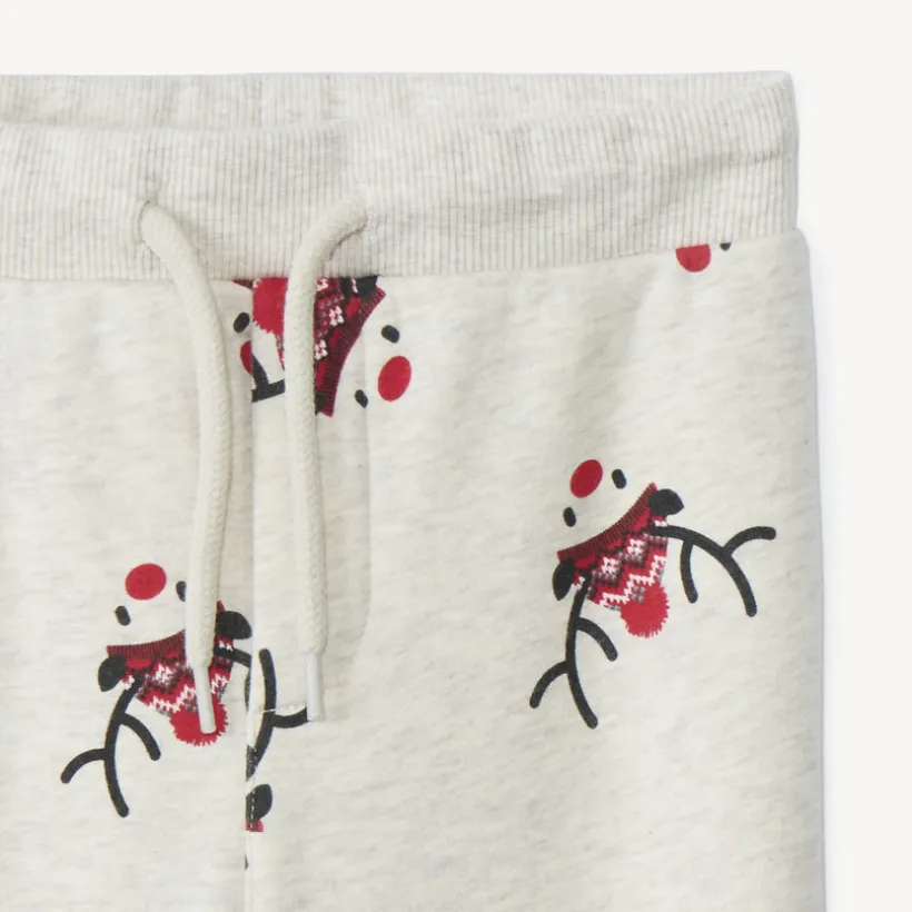 Ensemble jogging imprimé rennes de Noël pour bébé garçon