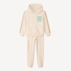 Ensemble jogging molleton chiné pour garçon