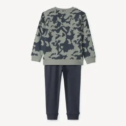 Ensemble jogging molleton motif ski pour garçon
