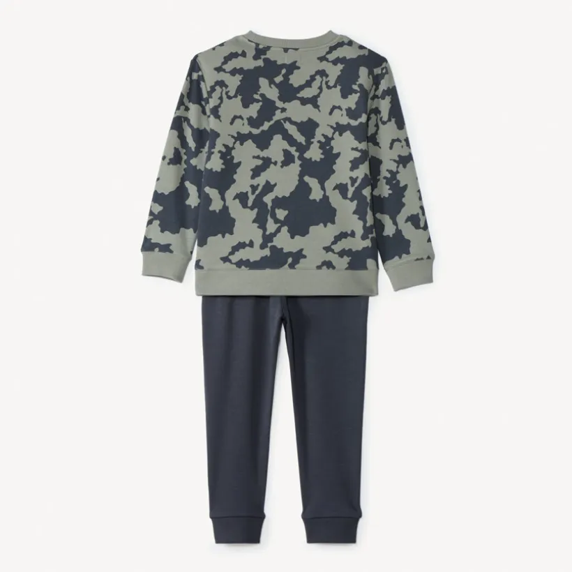 Ensemble jogging molleton motif ski pour garçon