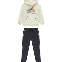 Ensemble jogging molleton motif Wild Life pour garçon