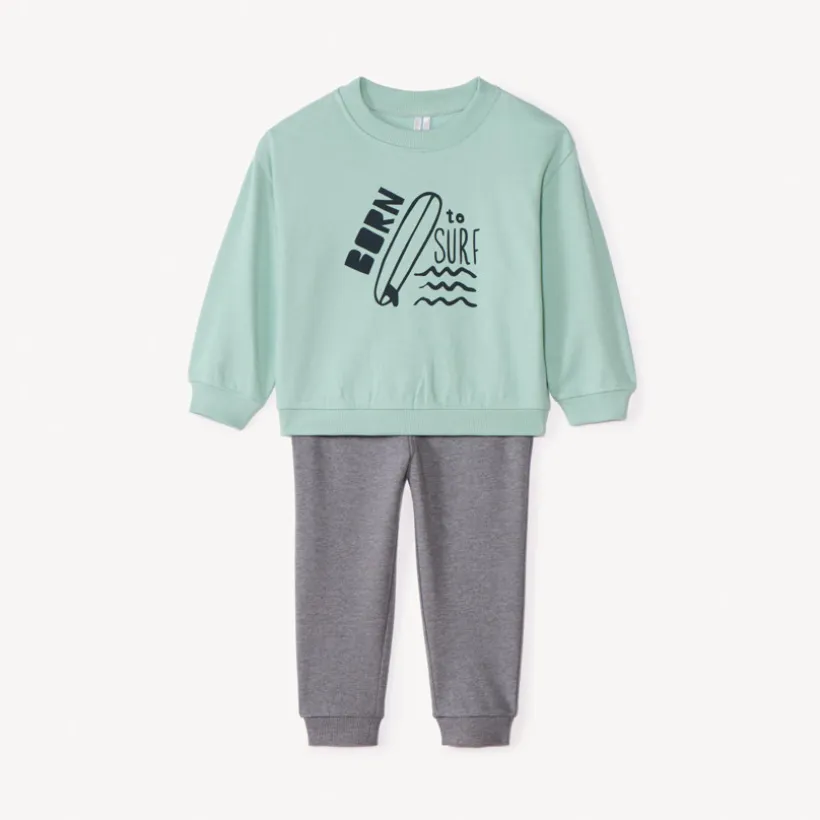 Ensemble jogging molleton printé pour bébé garçon
