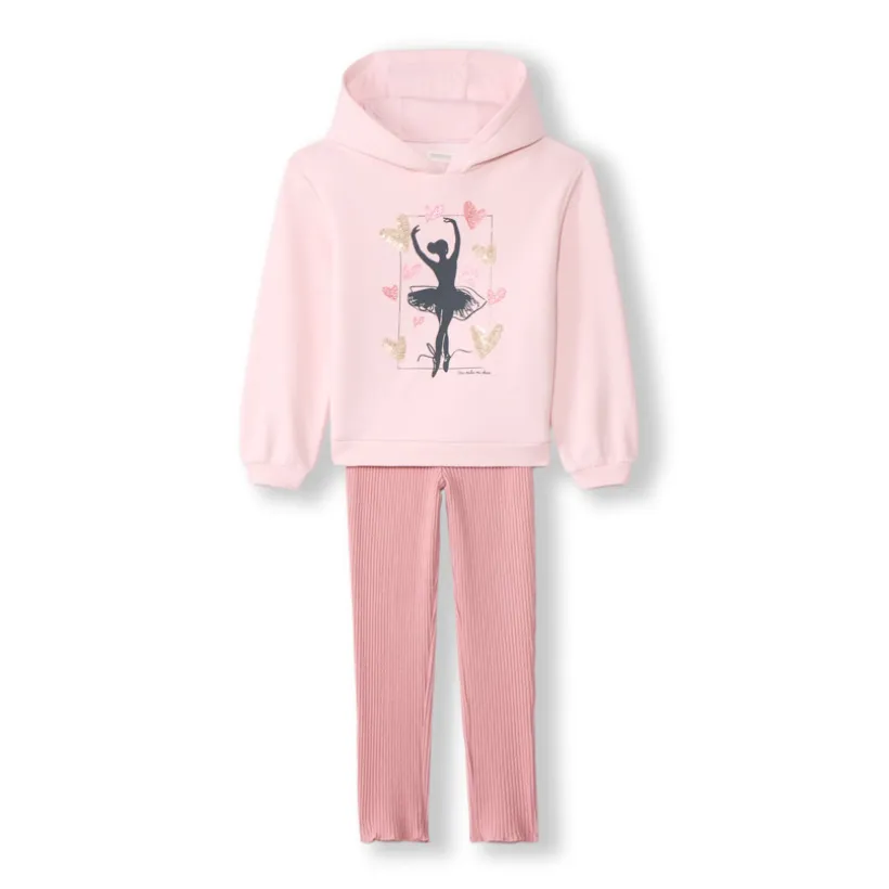 Ensemble jogging motif danseuse pour fille