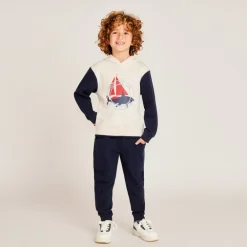 Ensemble jogging print voilier pour garçon