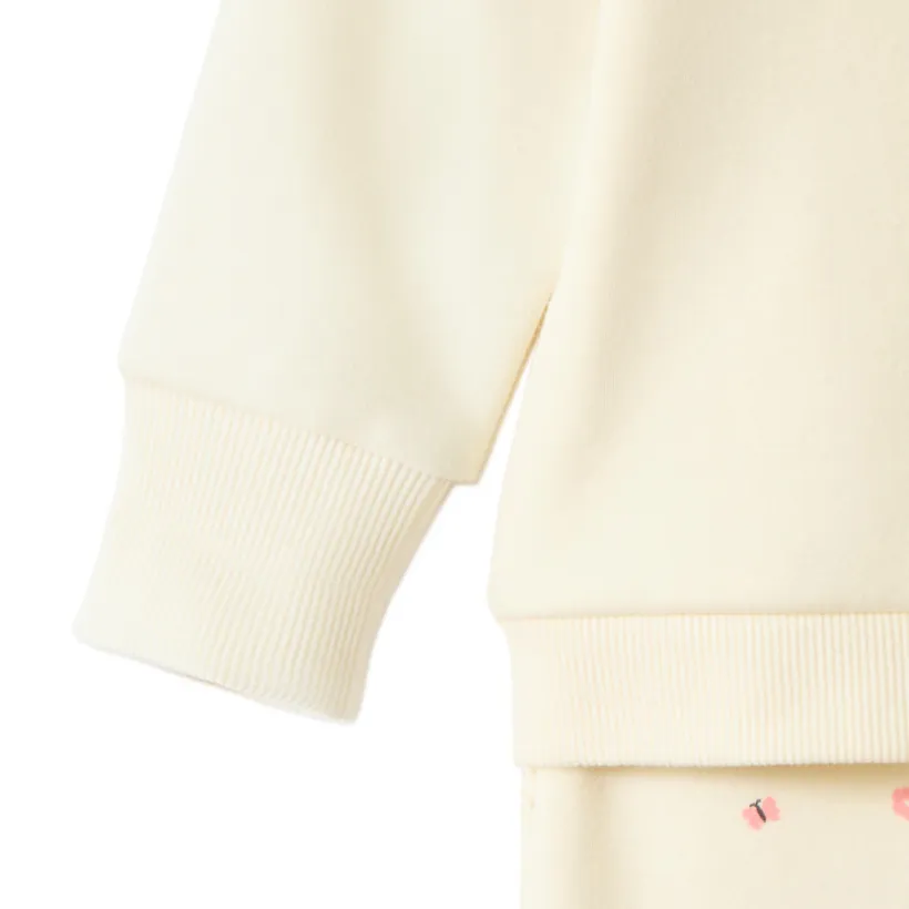 Ensemble jogging évolutif en contrecollé pour bébé fille