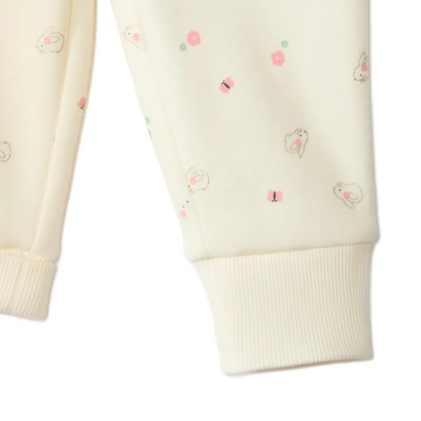 Ensemble jogging évolutif en contrecollé pour bébé fille