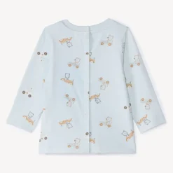 Ensemble long 2 pièces avec salopette pour bébé garçon