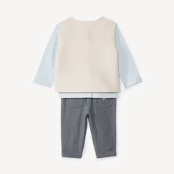 Ensemble long 3 pièces pour bébé garçon