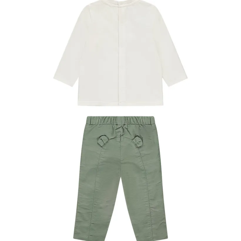Ensemble pantalon + t-shirt manches longues fantaisie pour bébé garçon