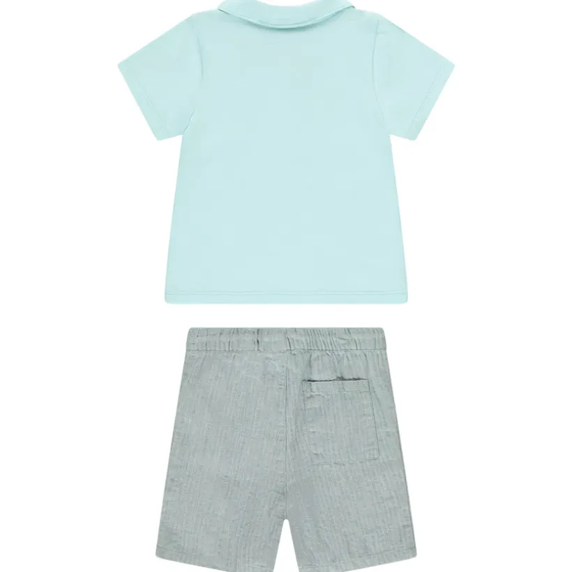 Ensemble 2 pièces avec bermuda fantaisie pour bébé garçon