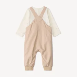 Ensemble 2 pièces avec salopette pour bébé garçon