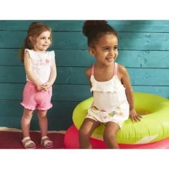 Ensemble 2 pièces avec short imprimé pour bébé fille