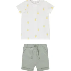 Ensemble 2 pièces avec t-shirt imprimé ananas pour bébé garçon