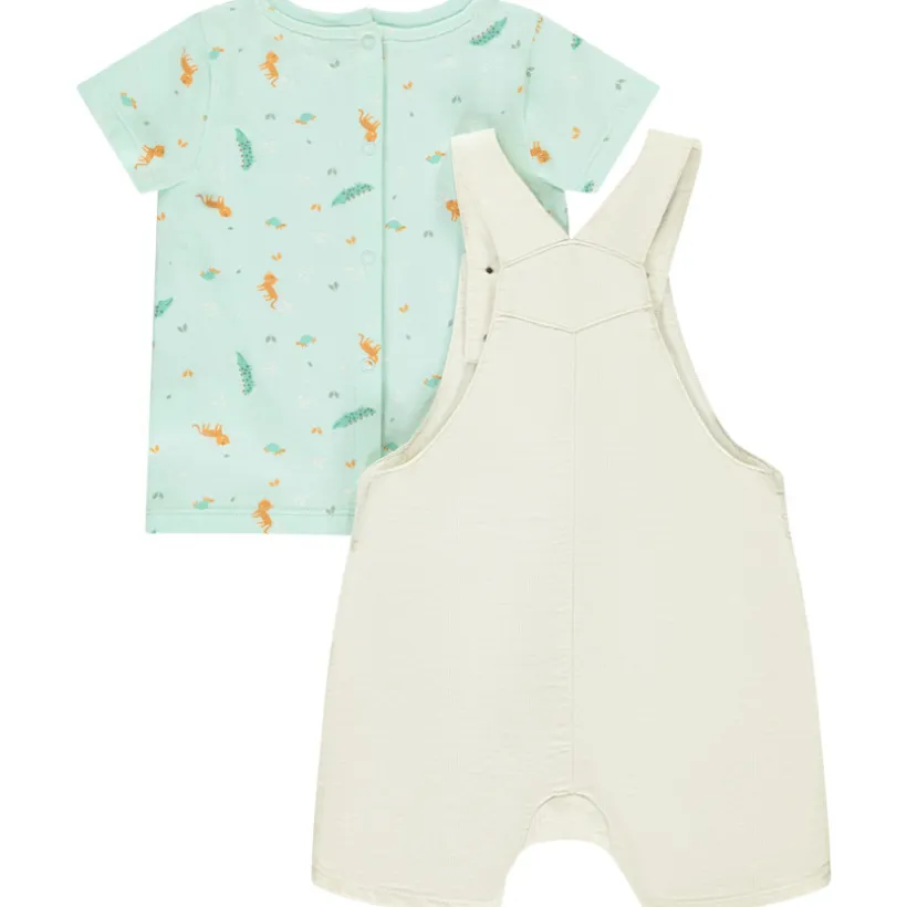 Ensemble 2 pièces avec t-shirt imprimé animaux pour bébé garçon