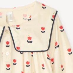 Ensemble 2 pièces bébé fille tunique et legging à motifs tulipes